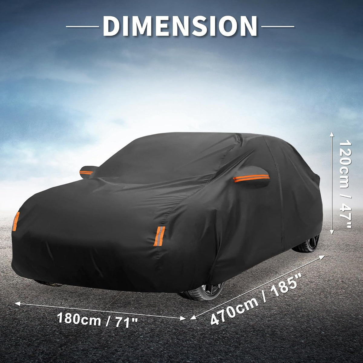 210D-PU Car Cover for Honda Civic Sedan Coupe - Colors B