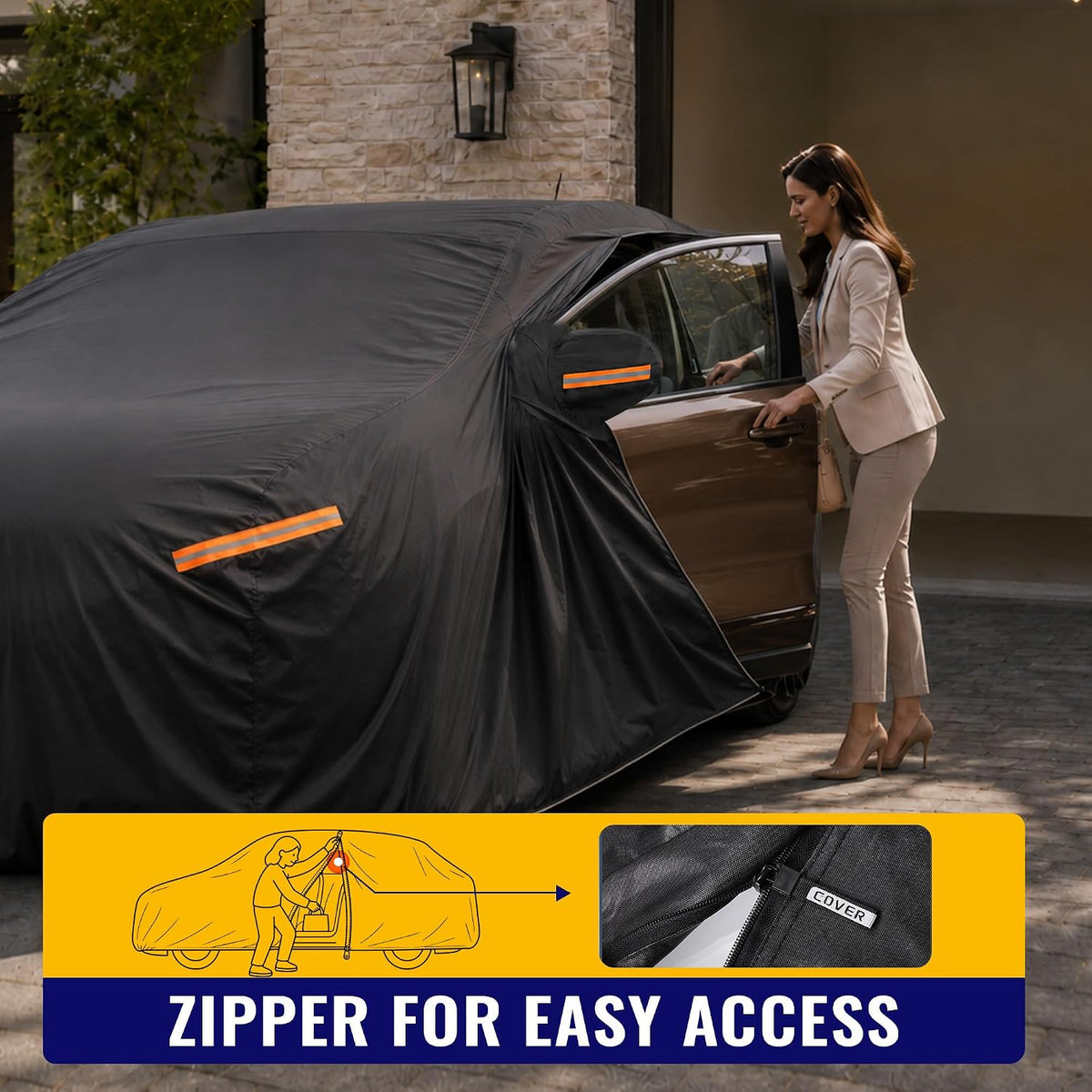 210D-PU Car Cover for Honda Civic Sedan Coupe - Colors B