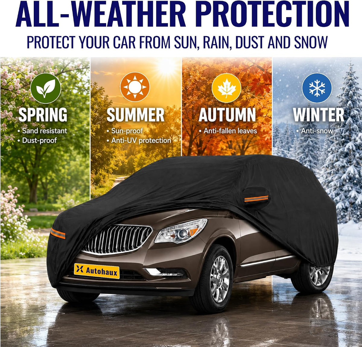 210D-PU Car Cover for Honda Civic Sedan Coupe - Colors B