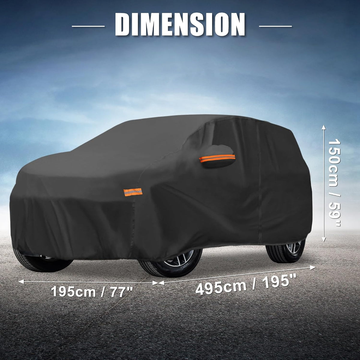 210D-PU Car Cover for Honda Civic Sedan Coupe - Colors B