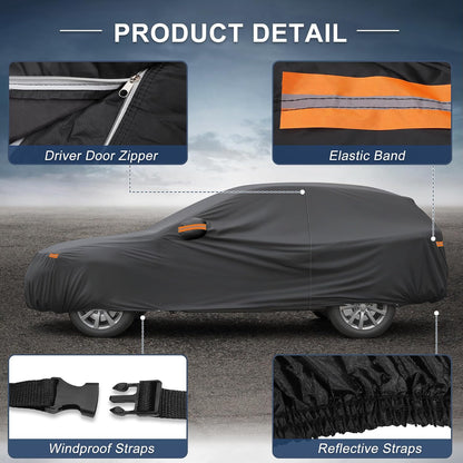 210D-PU Car Cover for Honda Civic Sedan Coupe - Colors B