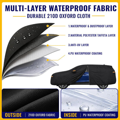 210D-PU Car Cover for Honda Civic Sedan Coupe - Colors B
