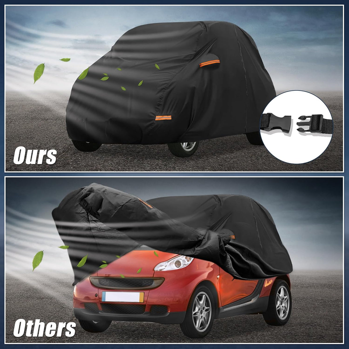210D-PU Car Cover for Honda Civic Sedan Coupe - Colors B
