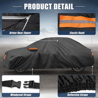 210D-PU Car Cover for Honda Civic Sedan Coupe - Colors B