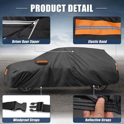 210D-PU Car Cover for Honda Civic Sedan Coupe - Colors B