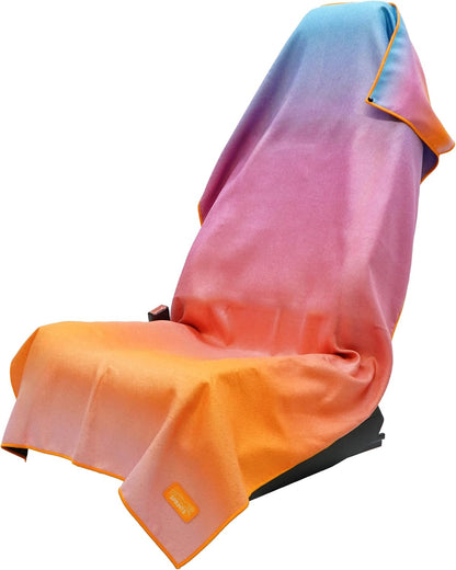 Athletic Running Towel, Full-Sized, Car Seat Cover - Performance Microfiber (Garden of Races Past) - Colors B