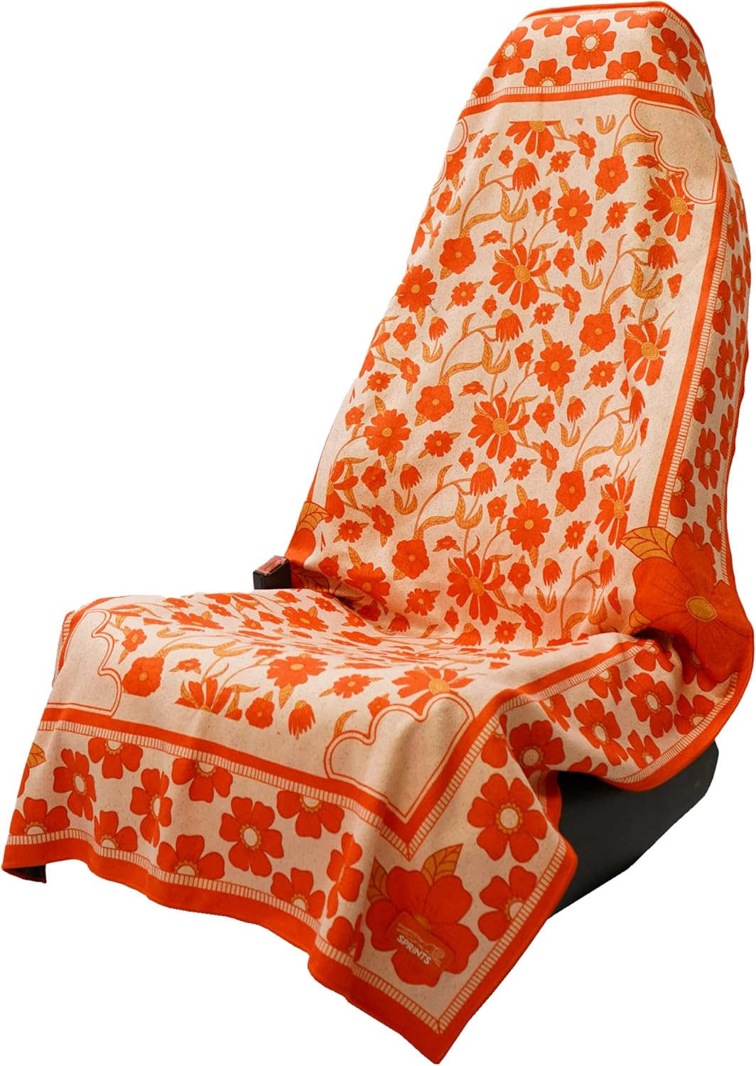Athletic Running Towel, Full-Sized, Car Seat Cover - Performance Microfiber (Garden of Races Past) - Colors B