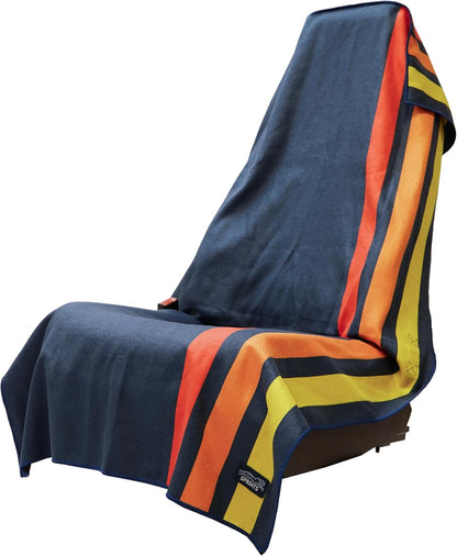 Athletic Running Towel, Full-Sized, Car Seat Cover - Performance Microfiber (Garden of Races Past) - Colors B