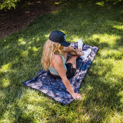 Athletic Running Towel, Full-Sized, Car Seat Cover - Performance Microfiber (Garden of Races Past) - Colors B
