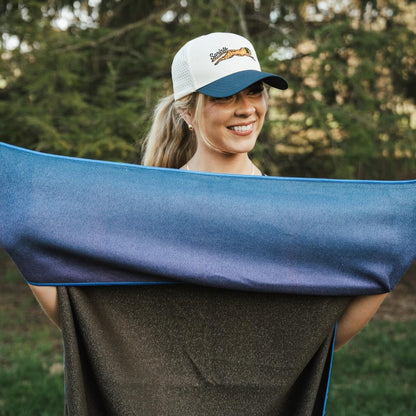 Athletic Running Towel, Full-Sized, Car Seat Cover - Performance Microfiber (Garden of Races Past) - Colors B