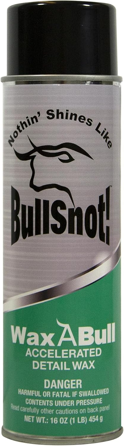 ! WaxABull Accelerated Detail Auto Wax 10899009 - Quick Shine Truck and Car Polishing Wax 16oz