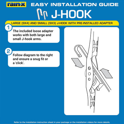 Rain-X 820148 WeatherBeater Wiper Blades, 24" and 18" Windshield Wipers, Automotive Replacement Windshield Wiper Blades That Meet Or Exceed OEM Quality And Durability Standards, (Set of 2)