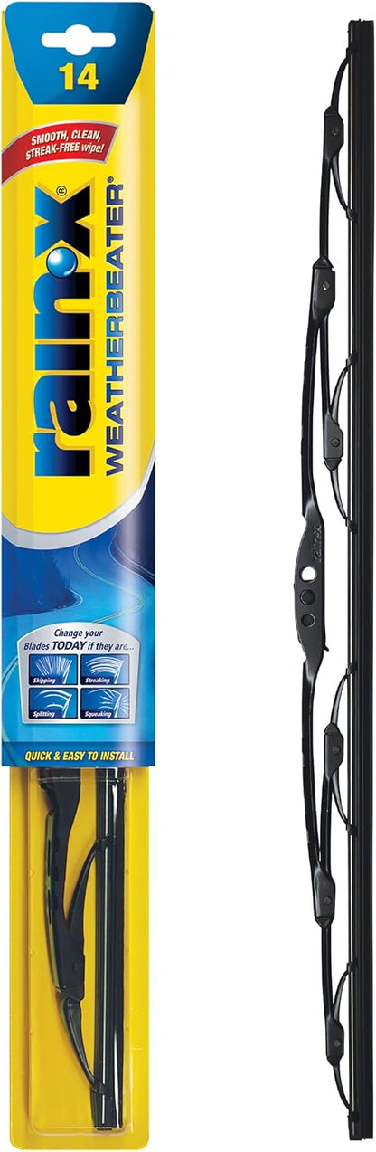 Rain-X 820148 WeatherBeater Wiper Blades, 24" and 18" Windshield Wipers, Automotive Replacement Windshield Wiper Blades That Meet Or Exceed OEM Quality And Durability Standards, (Set of 2)