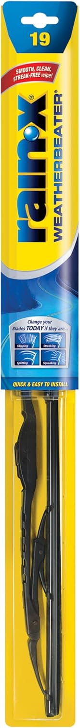 Rain-X 820148 WeatherBeater Wiper Blades, 24" and 18" Windshield Wipers, Automotive Replacement Windshield Wiper Blades That Meet Or Exceed OEM Quality And Durability Standards, (Set of 2)