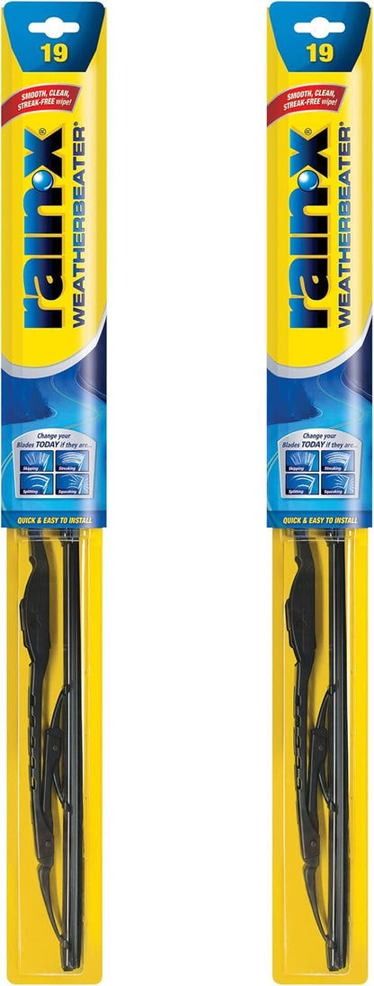 Rain-X 820148 WeatherBeater Wiper Blades, 24" and 18" Windshield Wipers, Automotive Replacement Windshield Wiper Blades That Meet Or Exceed OEM Quality And Durability Standards, (Set of 2)