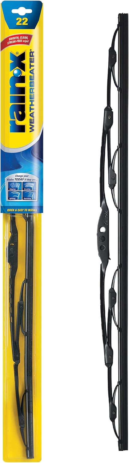 Rain-X 820148 WeatherBeater Wiper Blades, 24" and 18" Windshield Wipers, Automotive Replacement Windshield Wiper Blades That Meet Or Exceed OEM Quality And Durability Standards, (Set of 2)