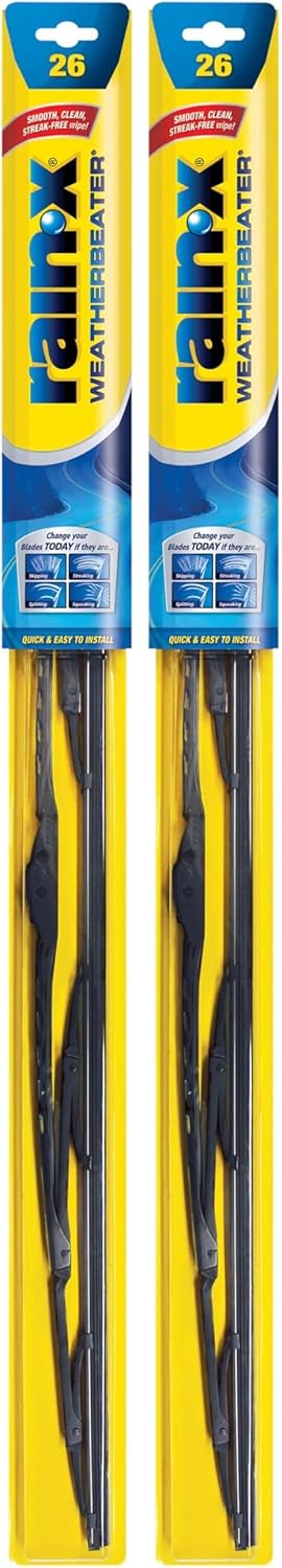 Rain-X 820148 WeatherBeater Wiper Blades, 24" and 18" Windshield Wipers, Automotive Replacement Windshield Wiper Blades That Meet Or Exceed OEM Quality And Durability Standards, (Set of 2)