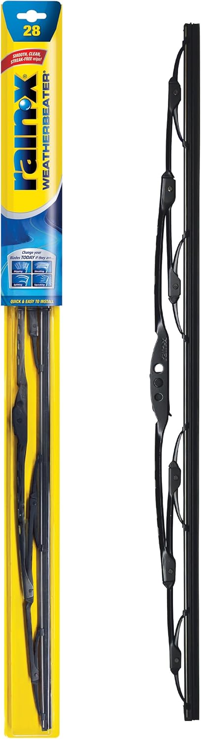 Rain-X 820148 WeatherBeater Wiper Blades, 24" and 18" Windshield Wipers, Automotive Replacement Windshield Wiper Blades That Meet Or Exceed OEM Quality And Durability Standards, (Set of 2)